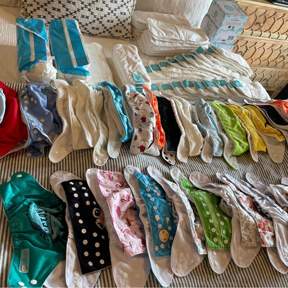 Charlie Banana and Alva Baby Cloth Diaper Haul